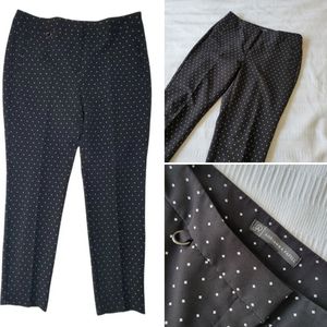 🟢($6) Adrianna Papell ankle pants black and white